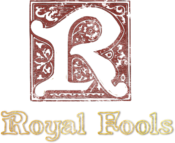 Royal Fools Title on first page in the book